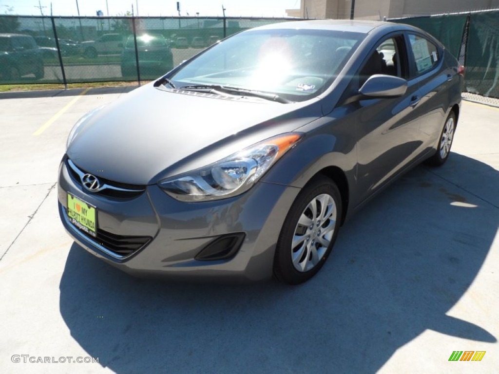 2012 Elantra GLS - Harbor Gray Metallic / Gray photo #7
