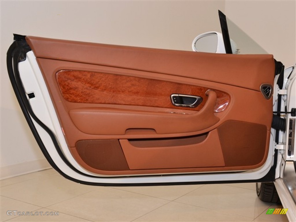 2007 Bentley Continental GTC Standard Continental GTC Model Saddle/Cognac Door Panel Photo #54842305