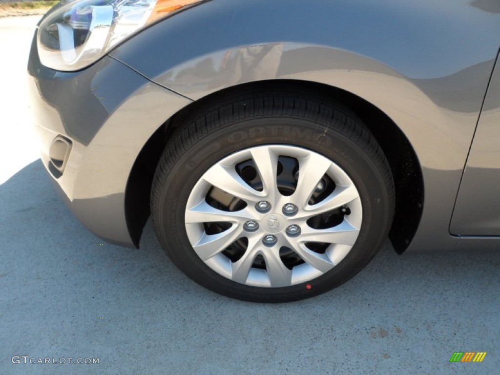 2012 Elantra GLS - Harbor Gray Metallic / Gray photo #11