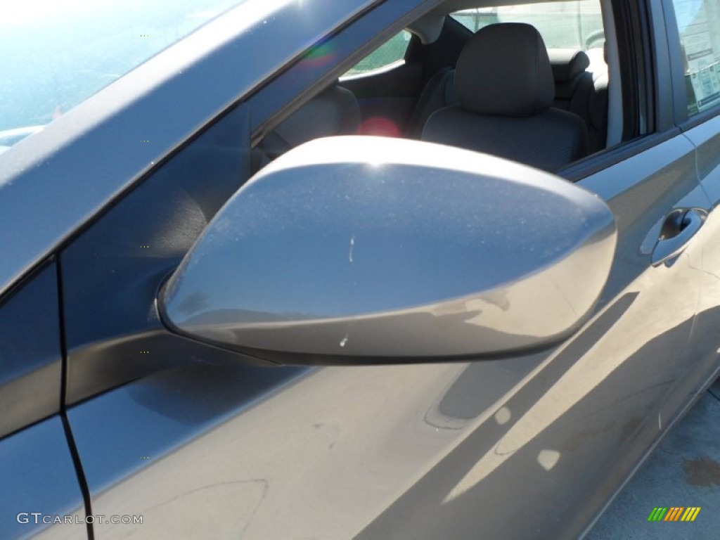 2012 Elantra GLS - Harbor Gray Metallic / Gray photo #12