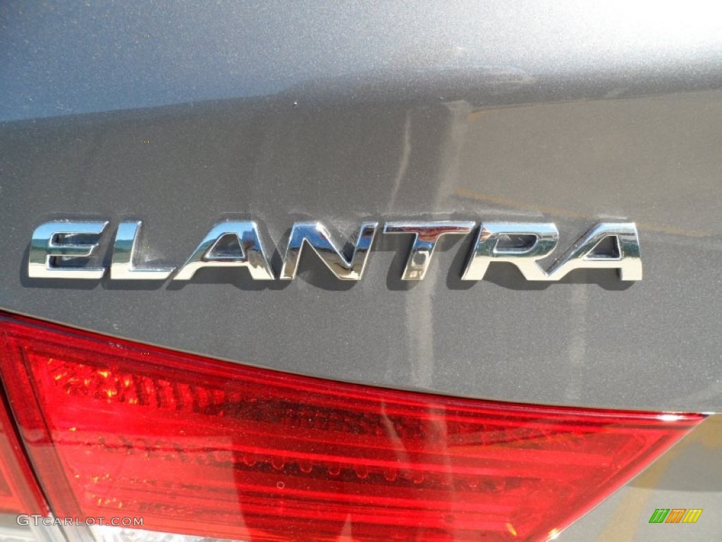 2012 Elantra GLS - Harbor Gray Metallic / Gray photo #15