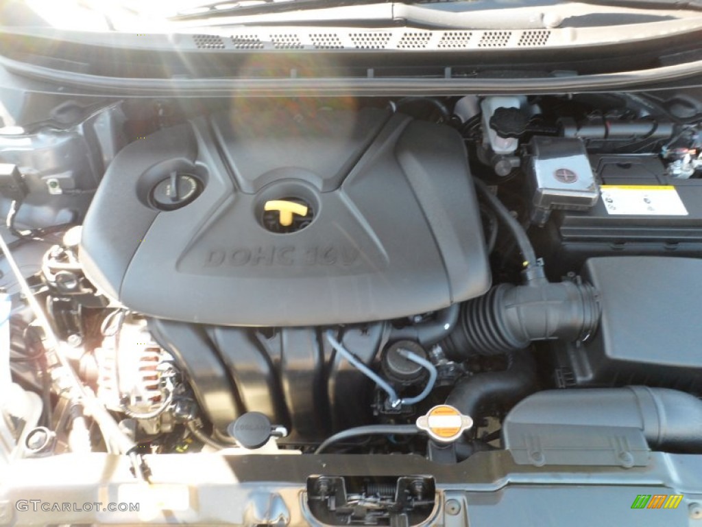 2012 Elantra GLS - Harbor Gray Metallic / Gray photo #18