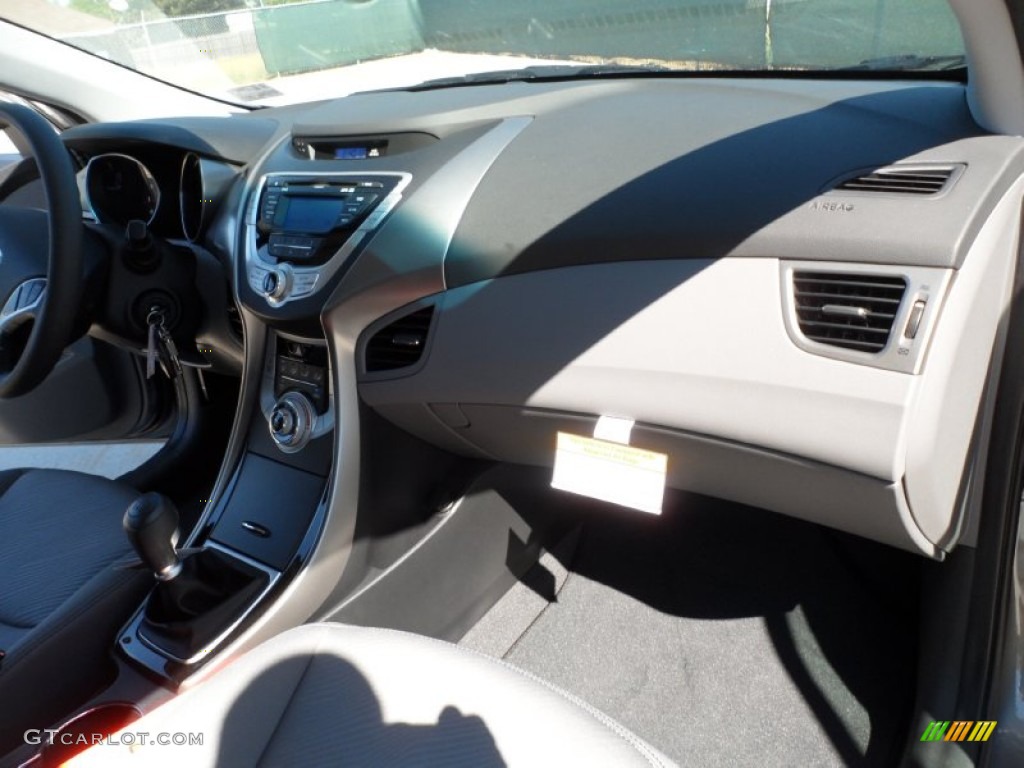 2012 Elantra GLS - Harbor Gray Metallic / Gray photo #20