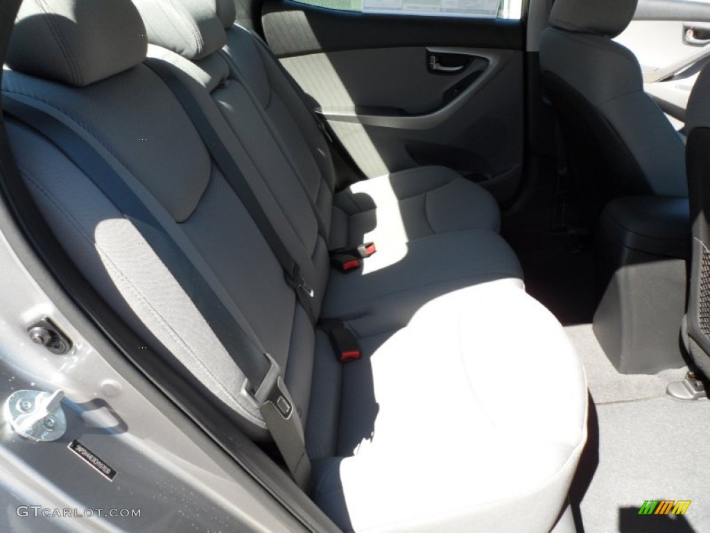 2012 Elantra GLS - Harbor Gray Metallic / Gray photo #23