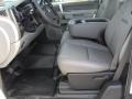 Dark Titanium 2011 Chevrolet Silverado 2500HD LS Extended Cab Interior Color