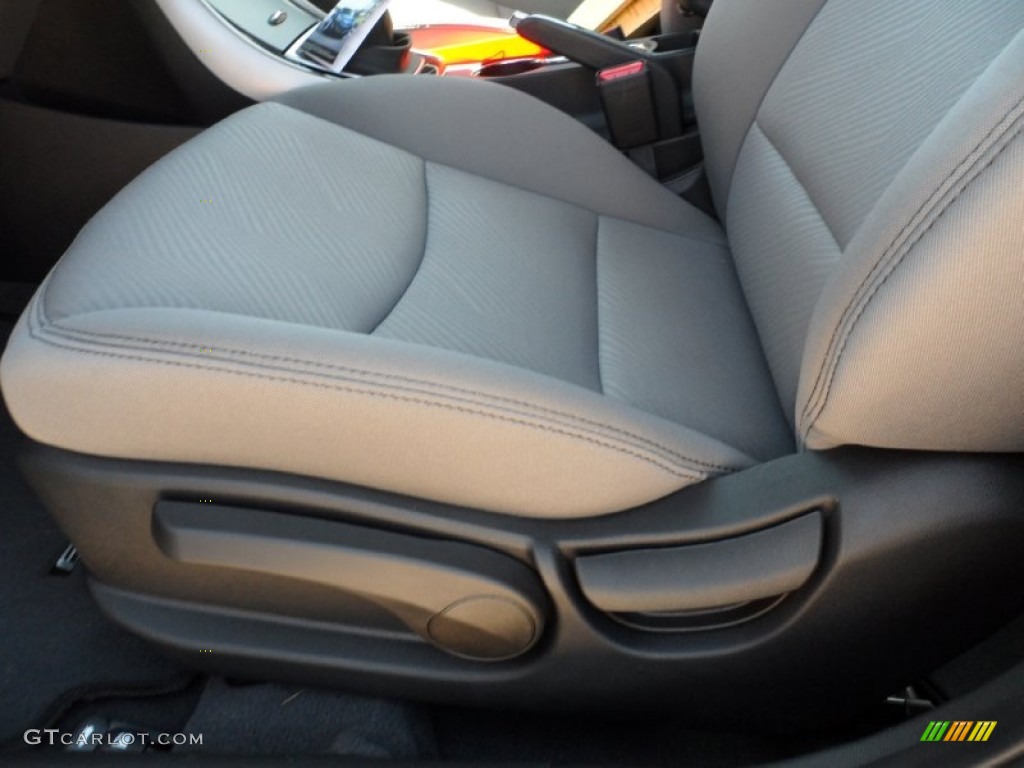 2012 Elantra GLS - Harbor Gray Metallic / Gray photo #28