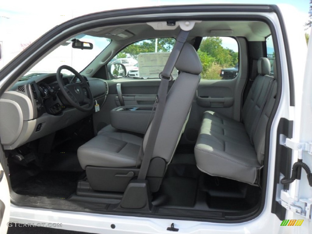 Dark Titanium Interior 2011 Chevrolet Silverado 2500HD LS Extended Cab Photo #54842437