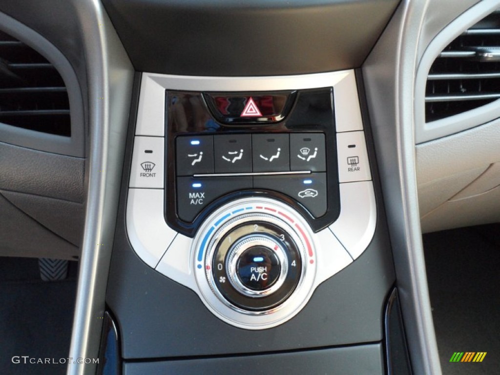 2012 Elantra GLS - Harbor Gray Metallic / Gray photo #32