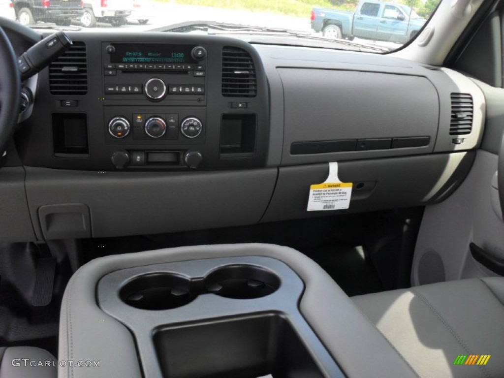 2011 Chevrolet Silverado 2500HD LS Extended Cab Dark Titanium Dashboard Photo #54842455