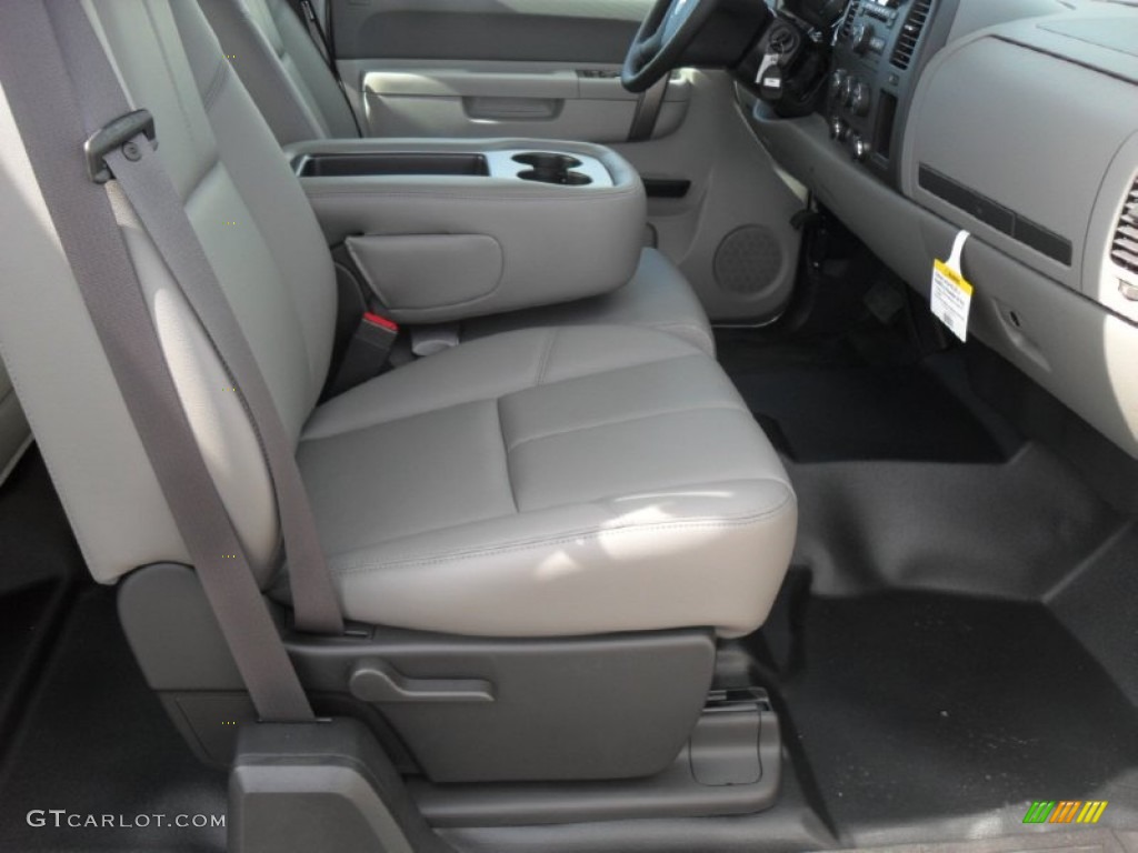 Dark Titanium Interior 2011 Chevrolet Silverado 2500HD LS Extended Cab Photo #54842473