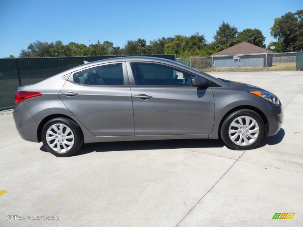 2012 Elantra GLS - Harbor Gray Metallic / Gray photo #2