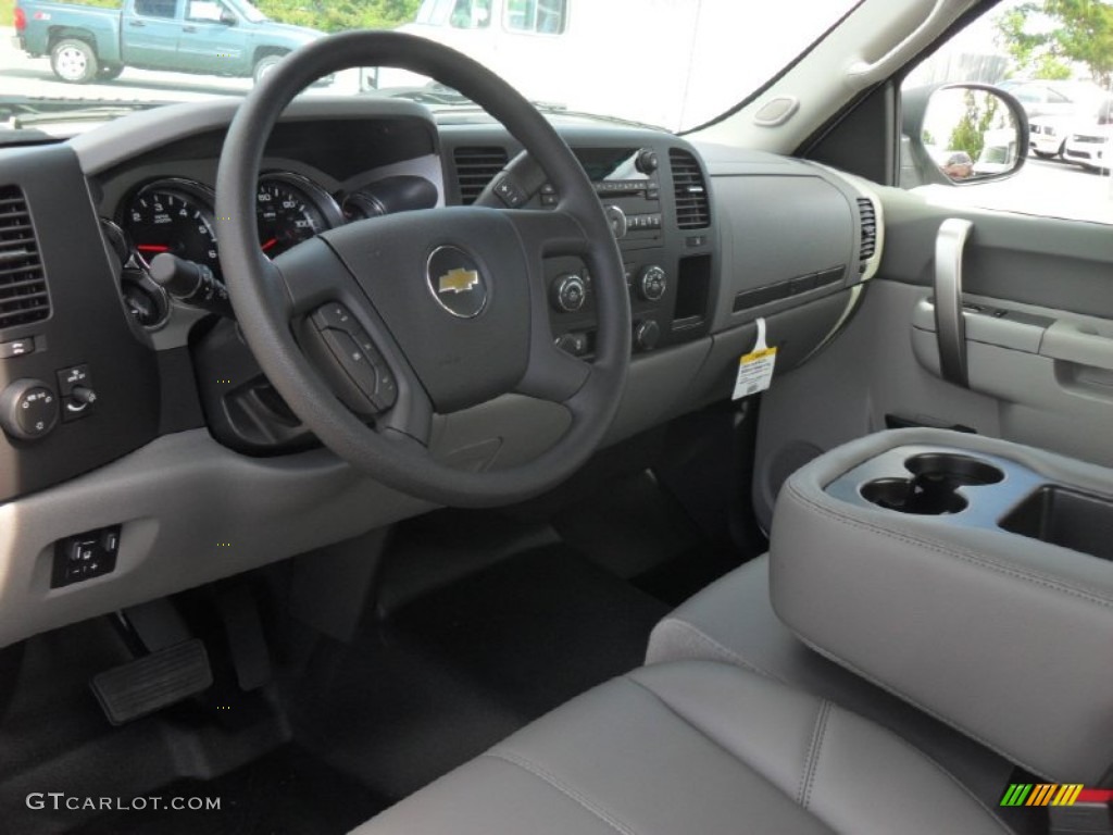 Dark Titanium Interior 2011 Chevrolet Silverado 2500HD LS Extended Cab Photo #54842507