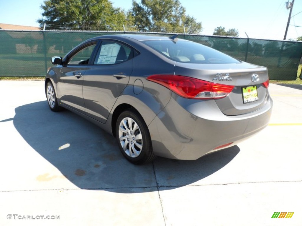 2012 Elantra GLS - Harbor Gray Metallic / Gray photo #5