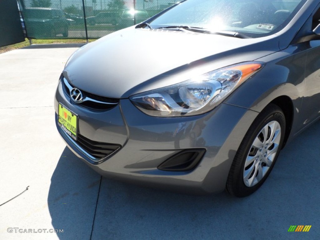 2012 Elantra GLS - Harbor Gray Metallic / Gray photo #10
