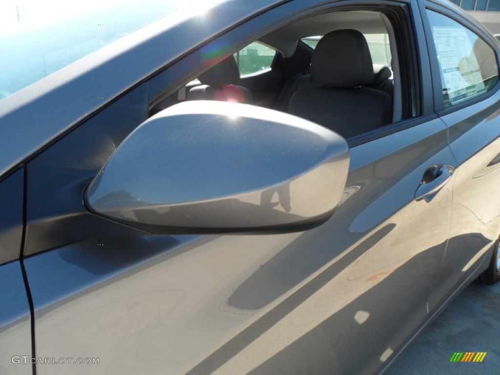 2012 Elantra GLS - Harbor Gray Metallic / Gray photo #12