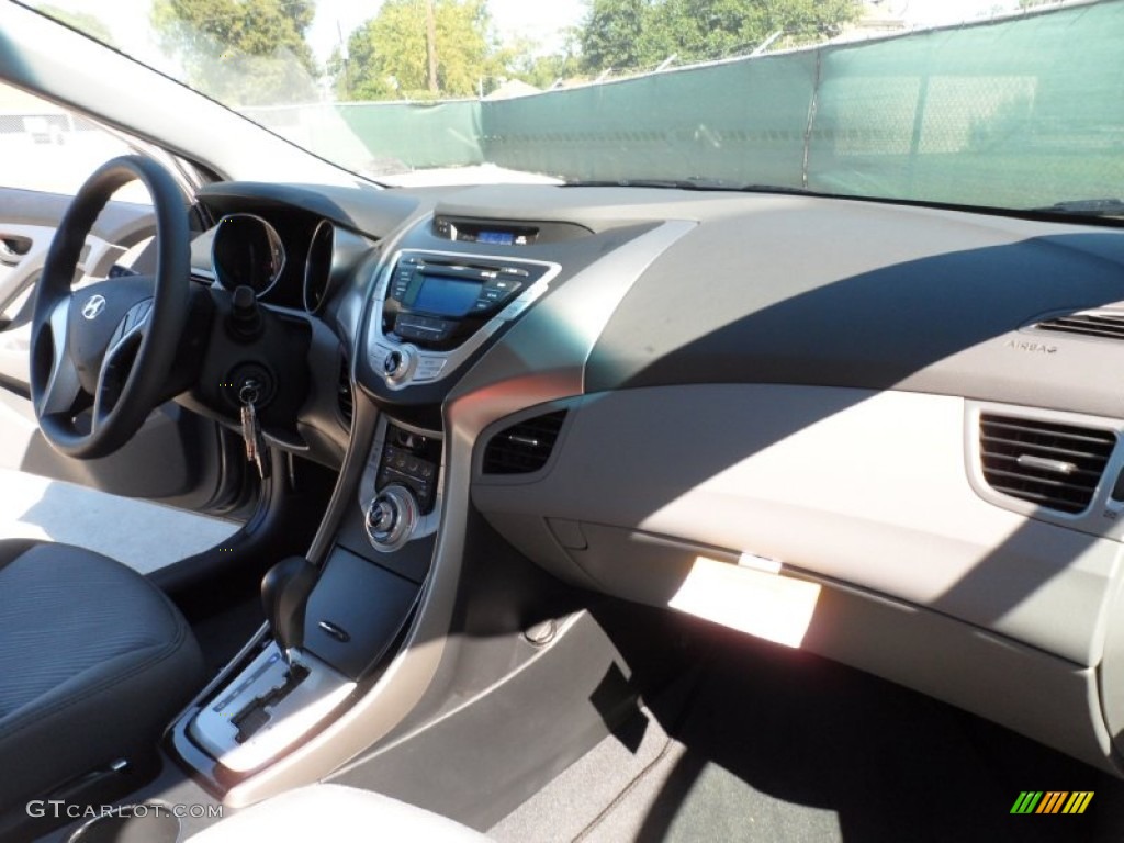 2012 Elantra GLS - Harbor Gray Metallic / Gray photo #18