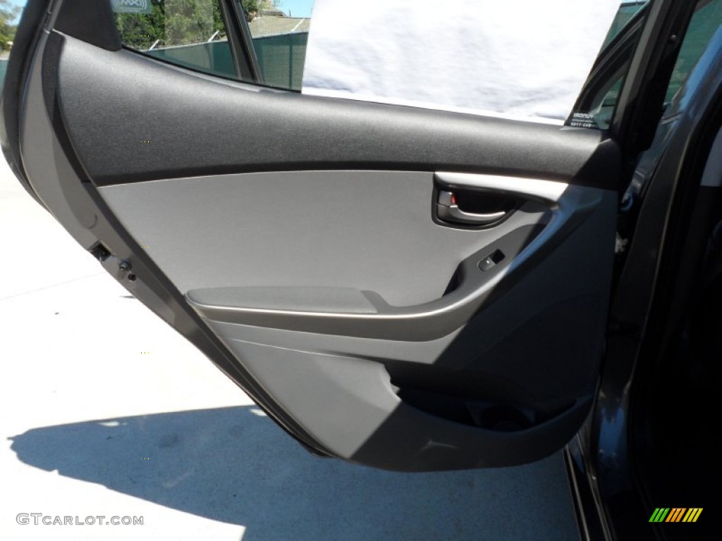 2012 Elantra GLS - Harbor Gray Metallic / Gray photo #19