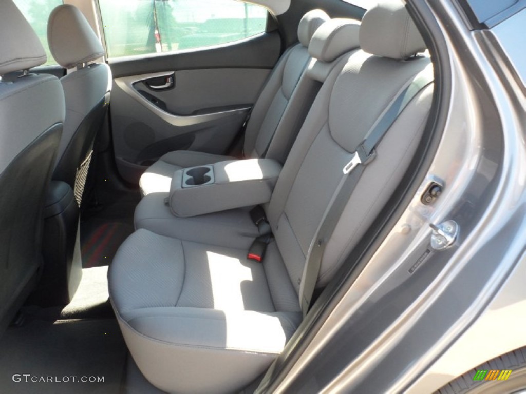 2012 Elantra GLS - Harbor Gray Metallic / Gray photo #20