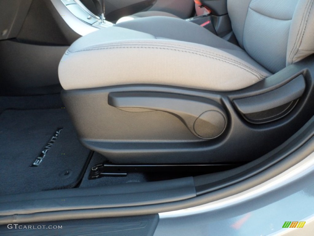 2012 Elantra GLS - Harbor Gray Metallic / Gray photo #24