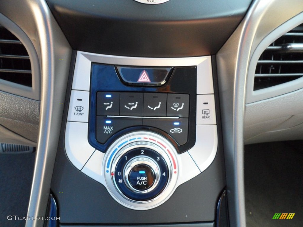 2012 Elantra GLS - Harbor Gray Metallic / Gray photo #28