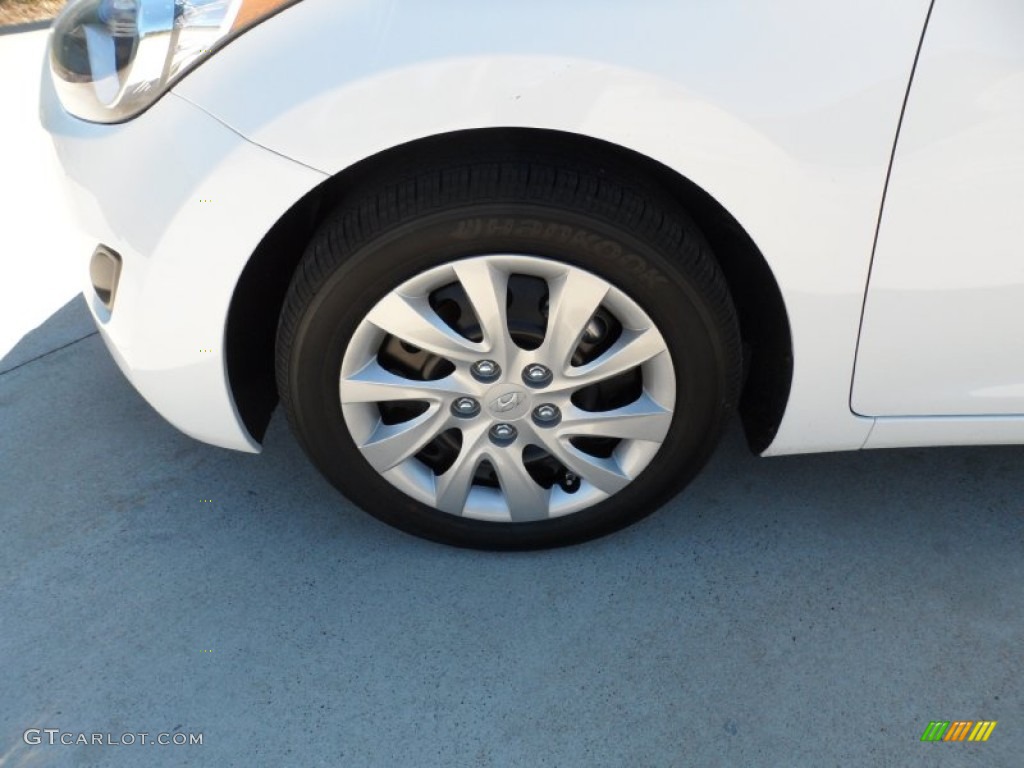 2012 Elantra GLS - Shimmering White / Beige photo #11