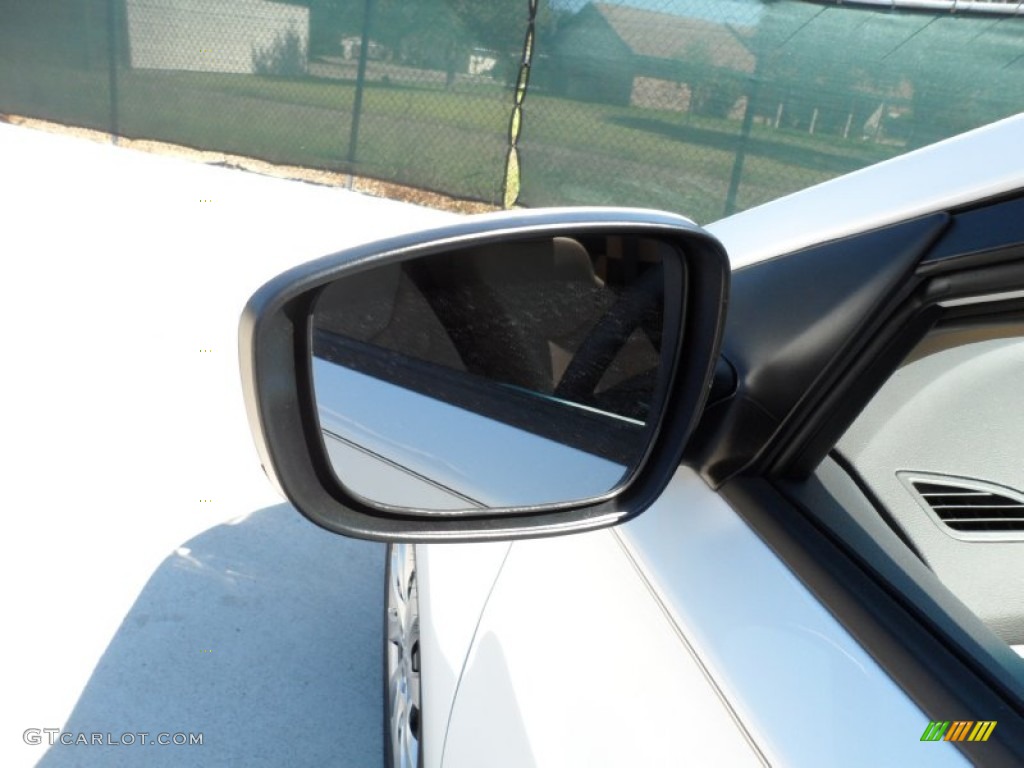 2012 Elantra GLS - Shimmering White / Beige photo #13