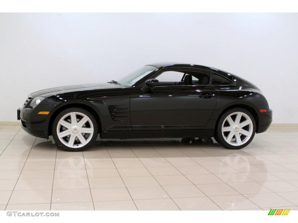 2006 Crossfire Coupe - Black / Dark Slate Gray photo #4