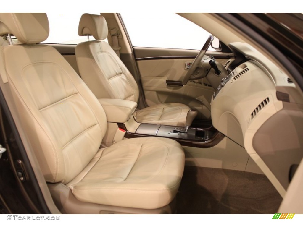 2011 Azera Limited - Espresso Pearl / Beige photo #18