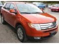 2008 Blazing Copper Metallic Ford Edge SEL AWD  photo #12