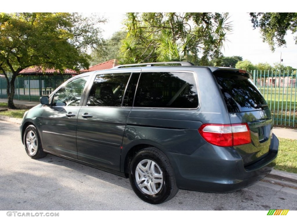 2005 Odyssey EX-L - Slate Green Metallic / Gray photo #6