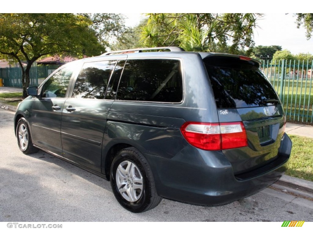 2005 Odyssey EX-L - Slate Green Metallic / Gray photo #7