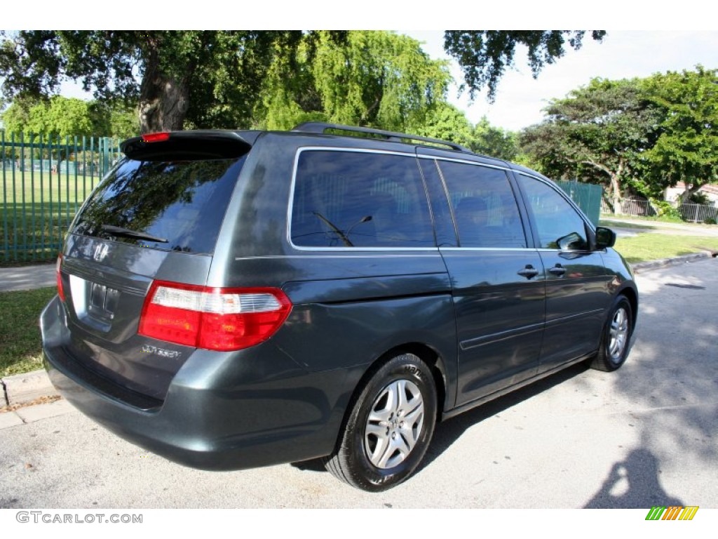 2005 Odyssey EX-L - Slate Green Metallic / Gray photo #9
