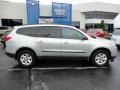 2010 Silver Ice Metallic Chevrolet Traverse LS AWD  photo #8