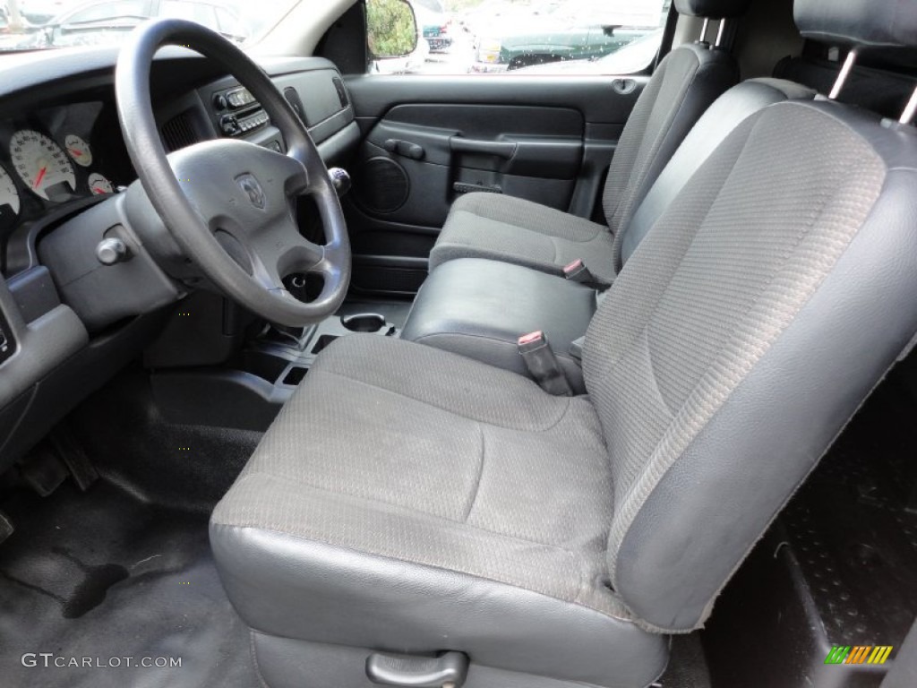 Dark Slate Gray Interior 2002 Dodge Ram 1500 ST Regular Cab Photo #54847966