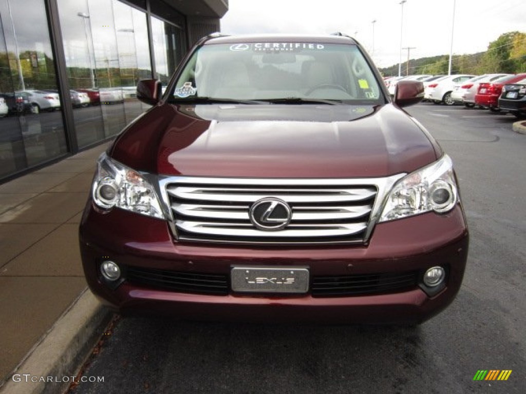 2010 GX 460 - Claret Red Pearl / Ecru photo #7