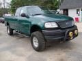 2000 Amazon Green Metallic Ford F150 XL Extended Cab  photo #2