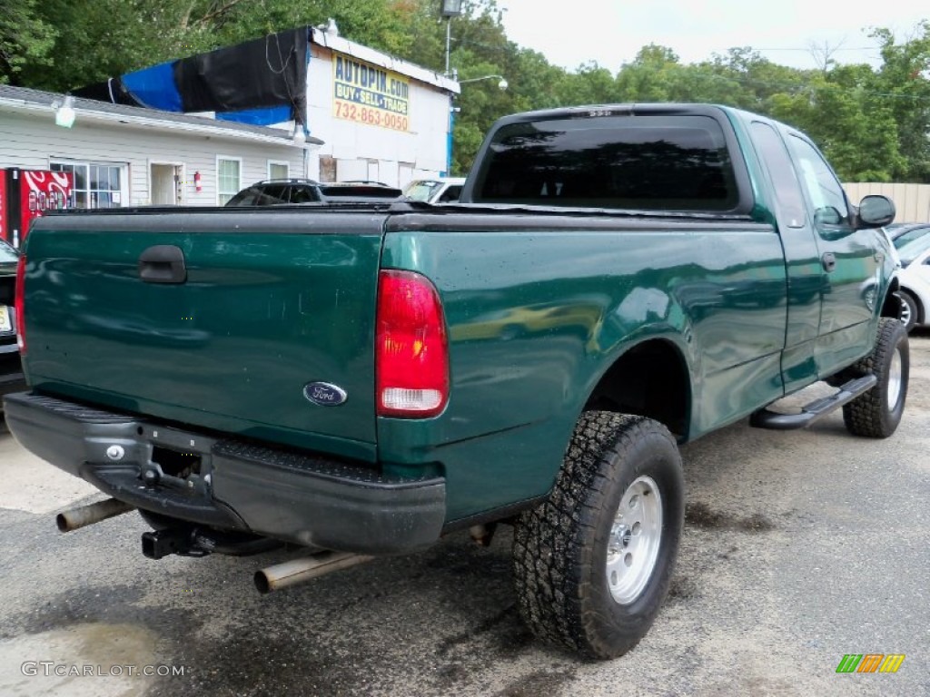 Amazon Green Metallic 2000 Ford F150 XL Extended Cab Exterior Photo #54849331