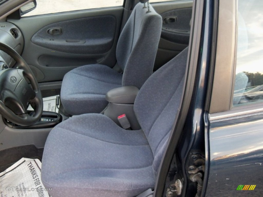 2000 Elantra GLS Sedan - Ebony Black / Gray photo #9