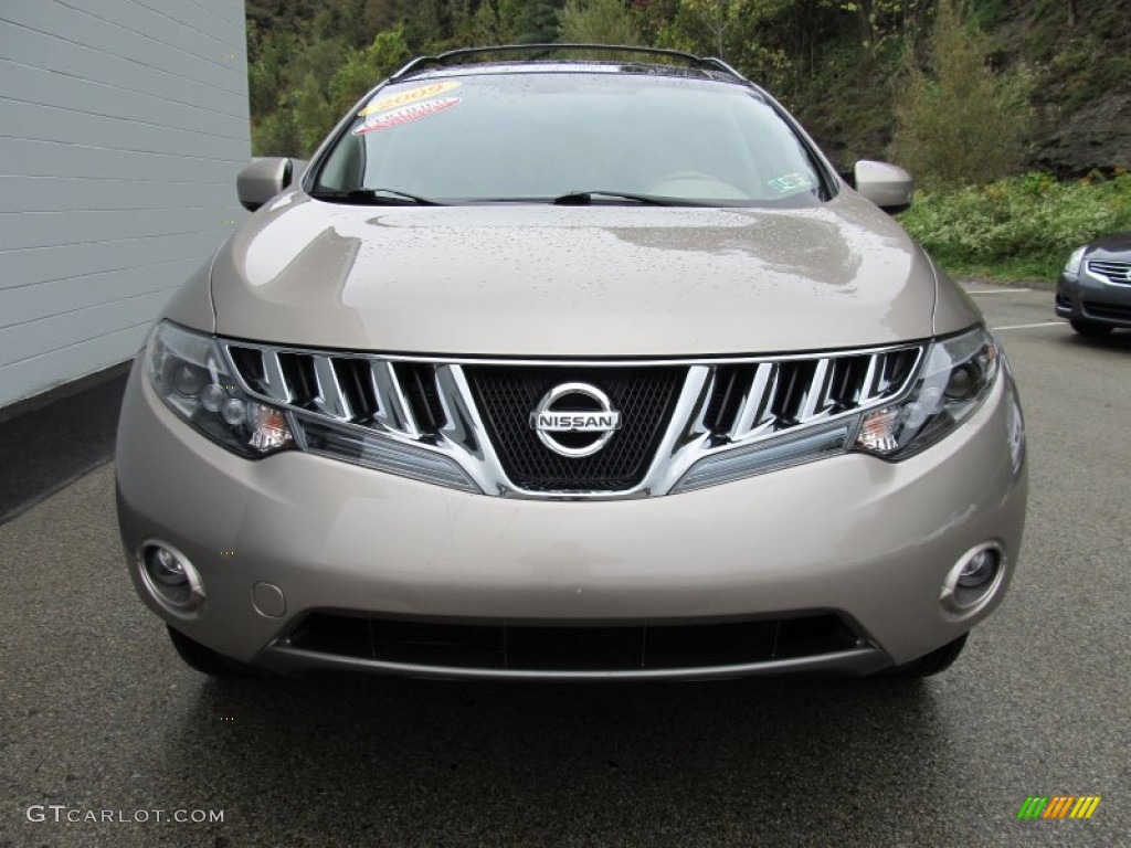 2009 Murano SL AWD - Saharan Stone Metallic / Beige photo #6