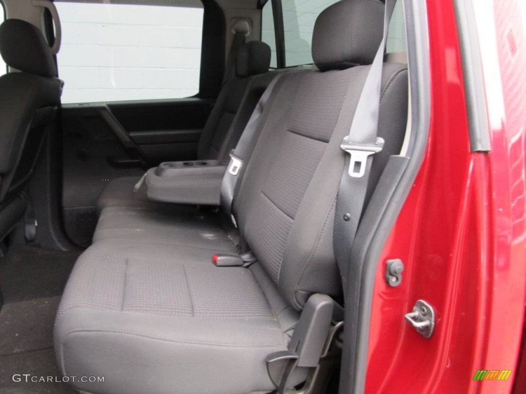 Charcoal Interior 2008 Nissan Titan SE Crew Cab 4x4 Photo #54849898