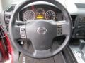 Charcoal 2008 Nissan Titan SE Crew Cab 4x4 Steering Wheel