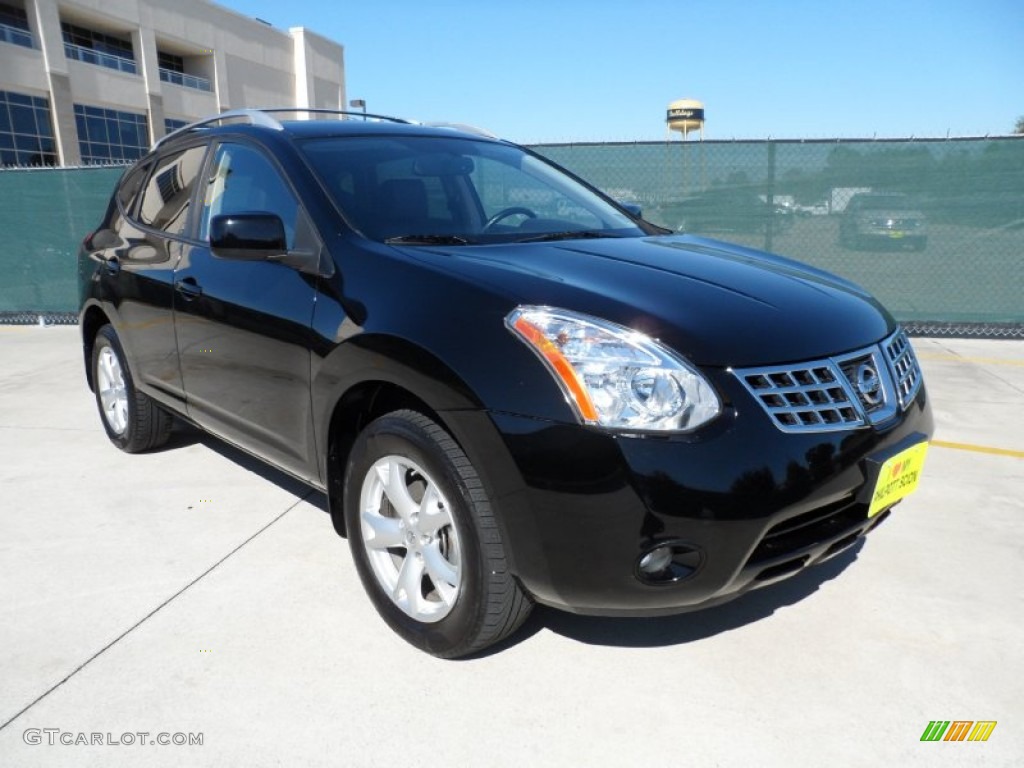 2008 Rogue SL AWD - Wicked Black / Black photo #1