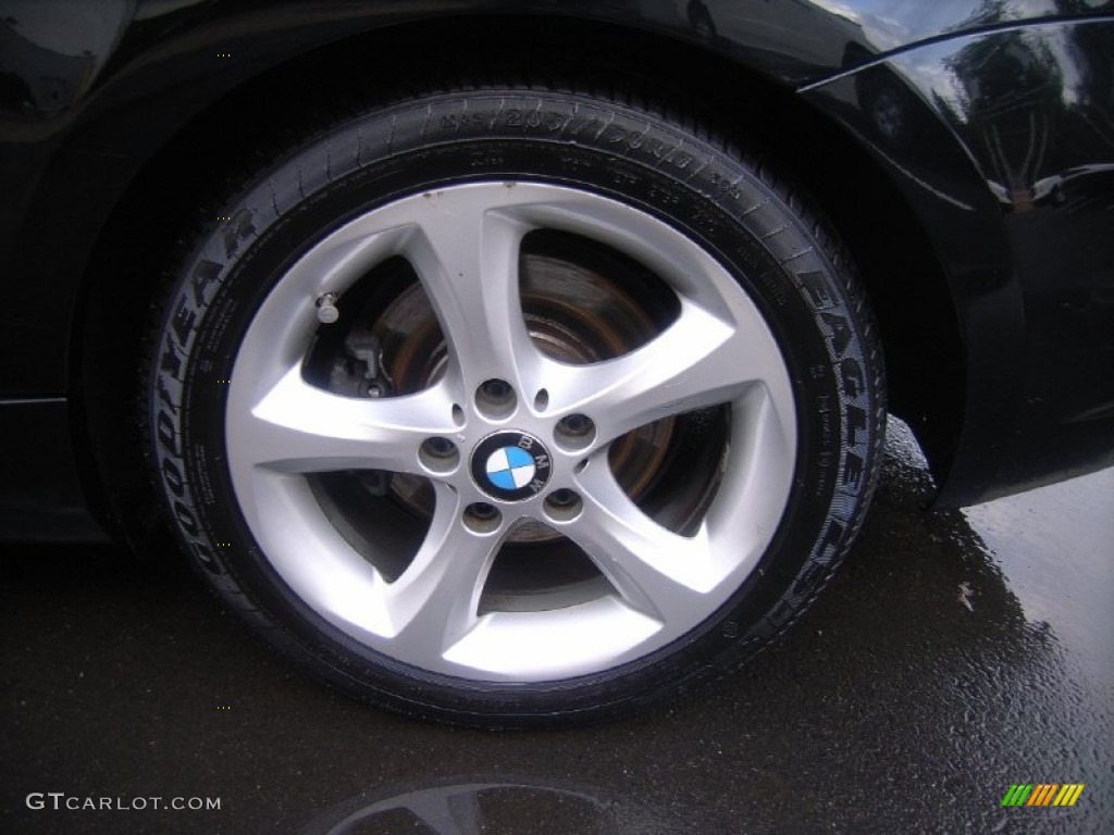 2008 1 Series 128i Coupe - Jet Black / Black photo #10