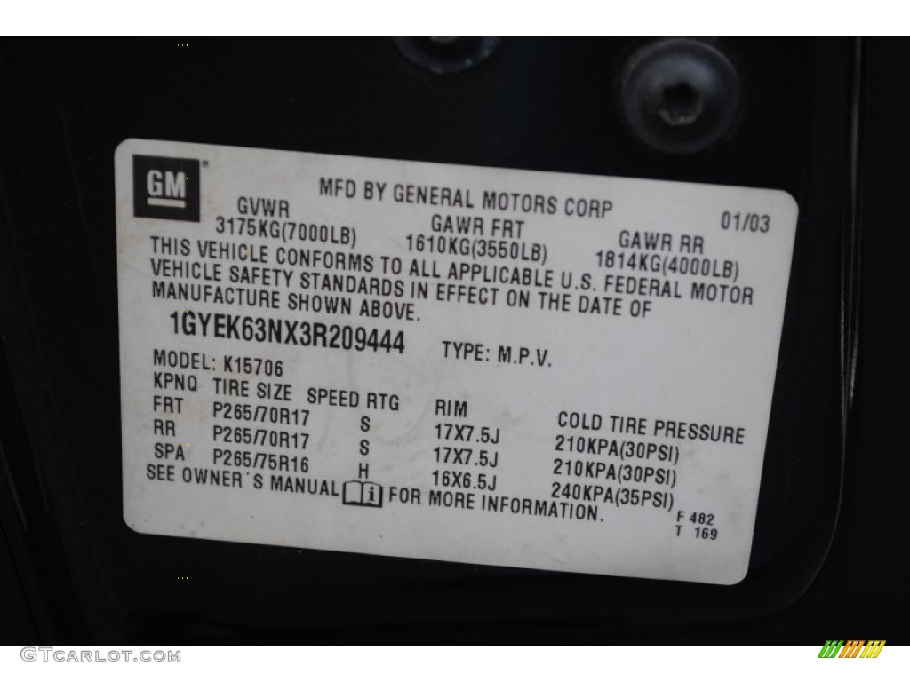 2003 Escalade AWD - Green Envy / Shale photo #17