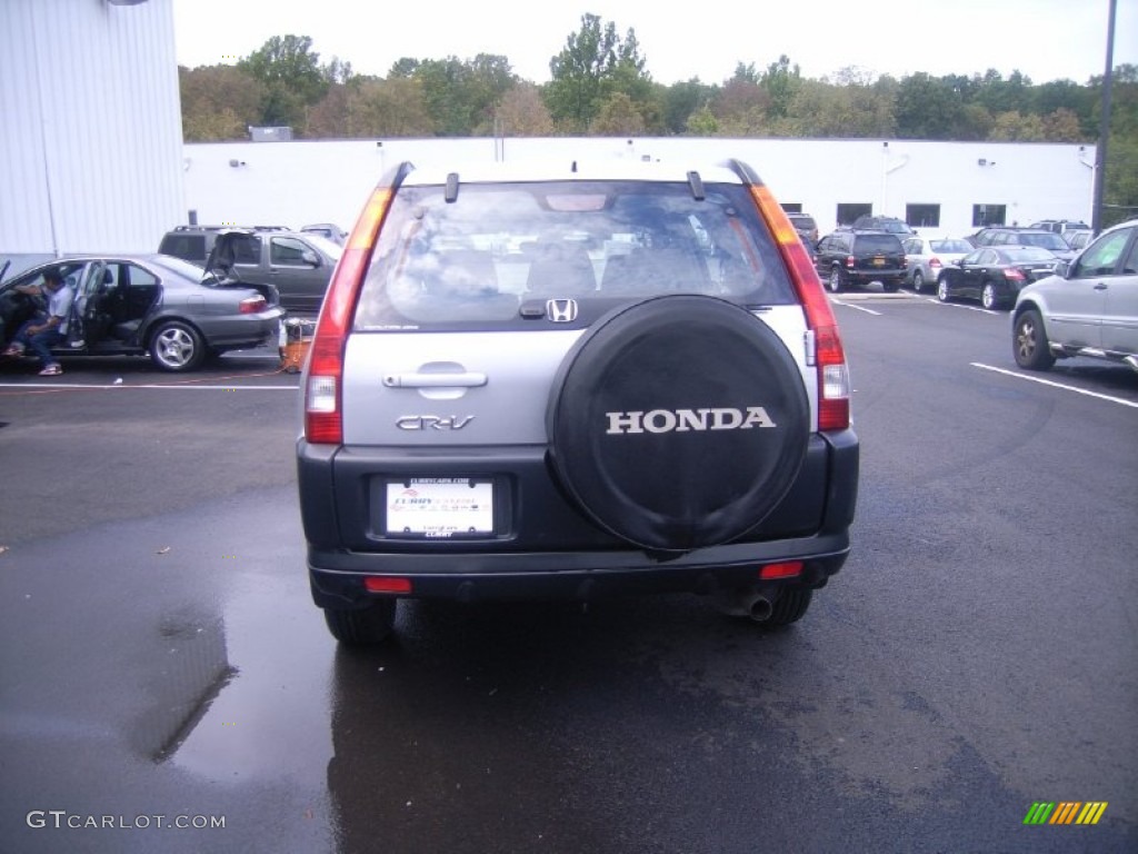 2002 CR-V LX 4WD - Satin Silver Metallic / Black photo #4