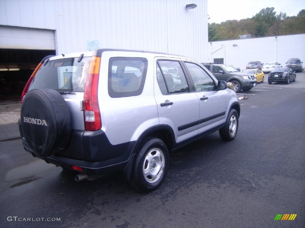 2002 CR-V LX 4WD - Satin Silver Metallic / Black photo #5