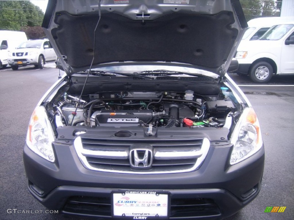 2002 CR-V LX 4WD - Satin Silver Metallic / Black photo #9