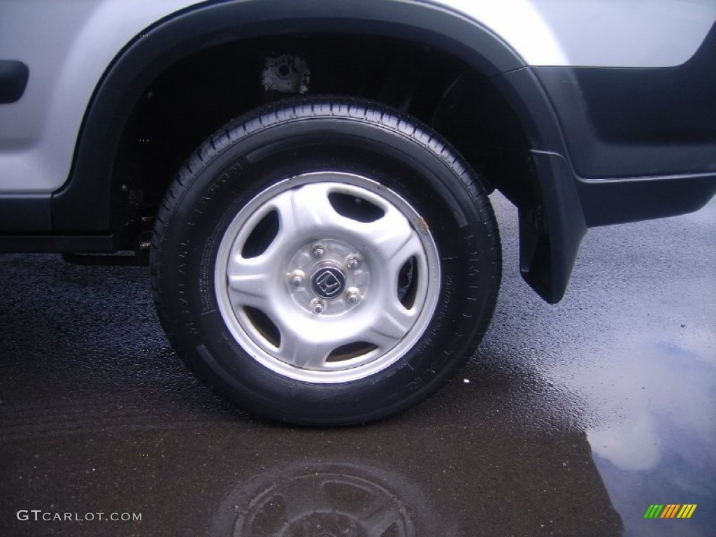 2002 CR-V LX 4WD - Satin Silver Metallic / Black photo #11