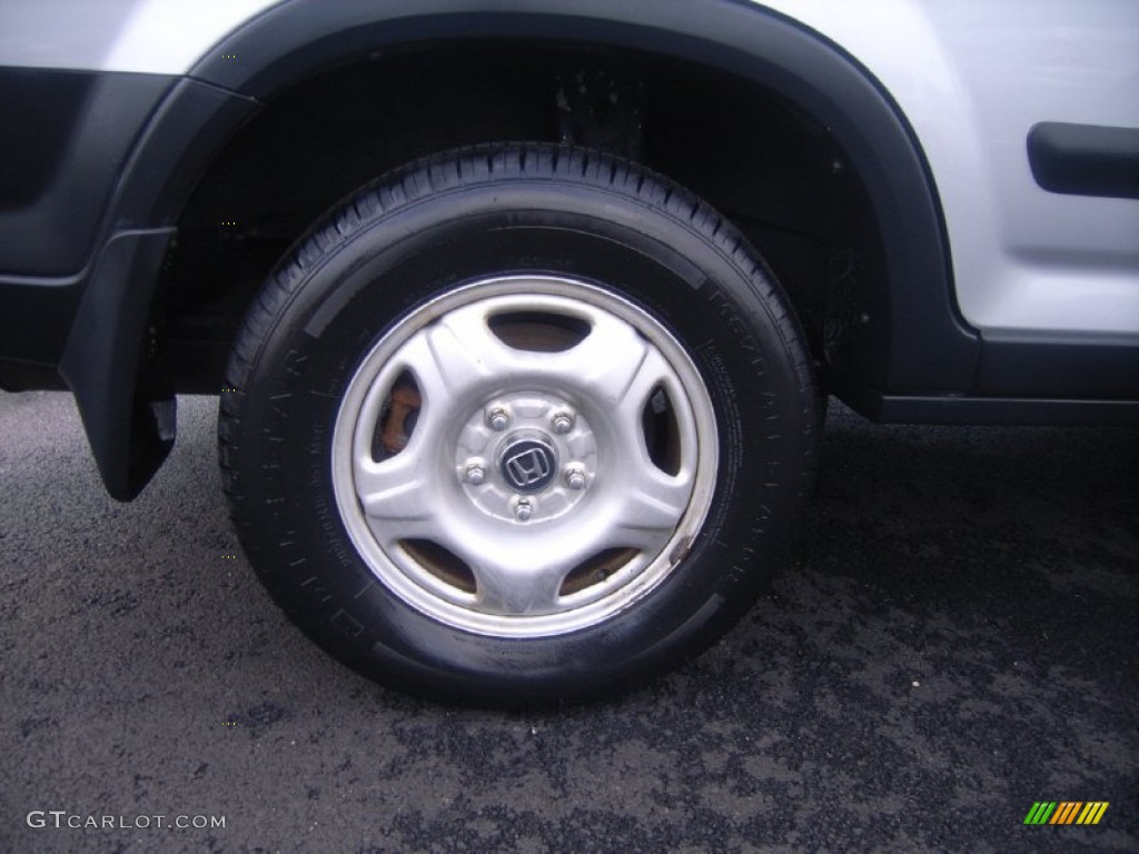 2002 CR-V LX 4WD - Satin Silver Metallic / Black photo #12