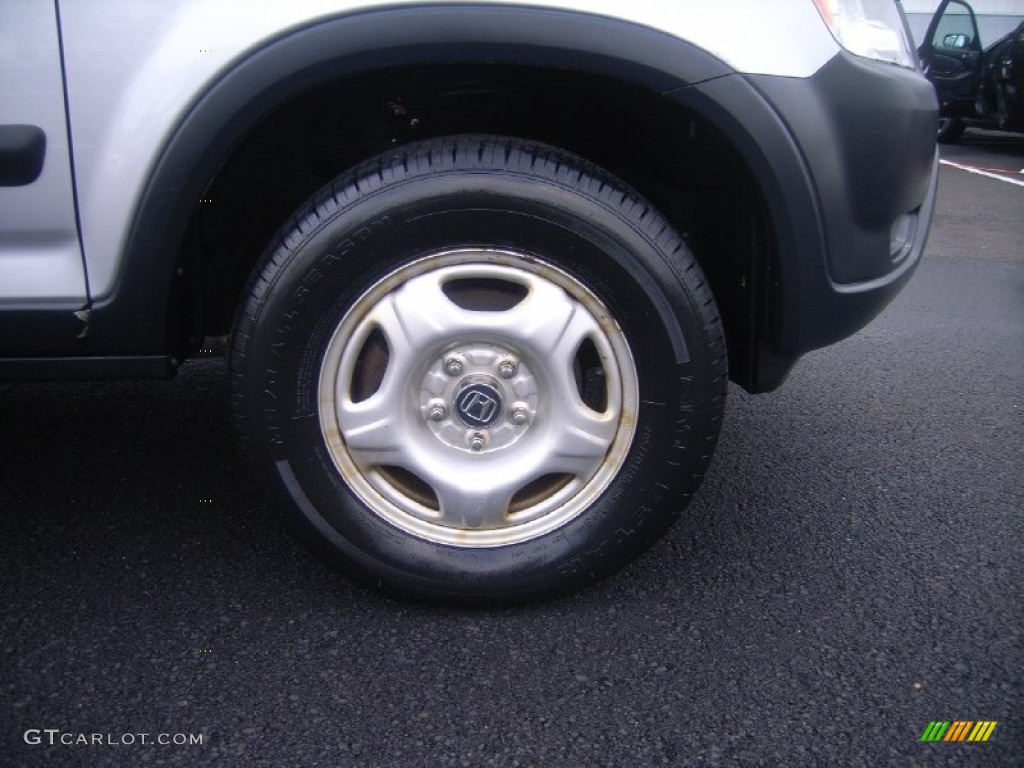 2002 CR-V LX 4WD - Satin Silver Metallic / Black photo #13